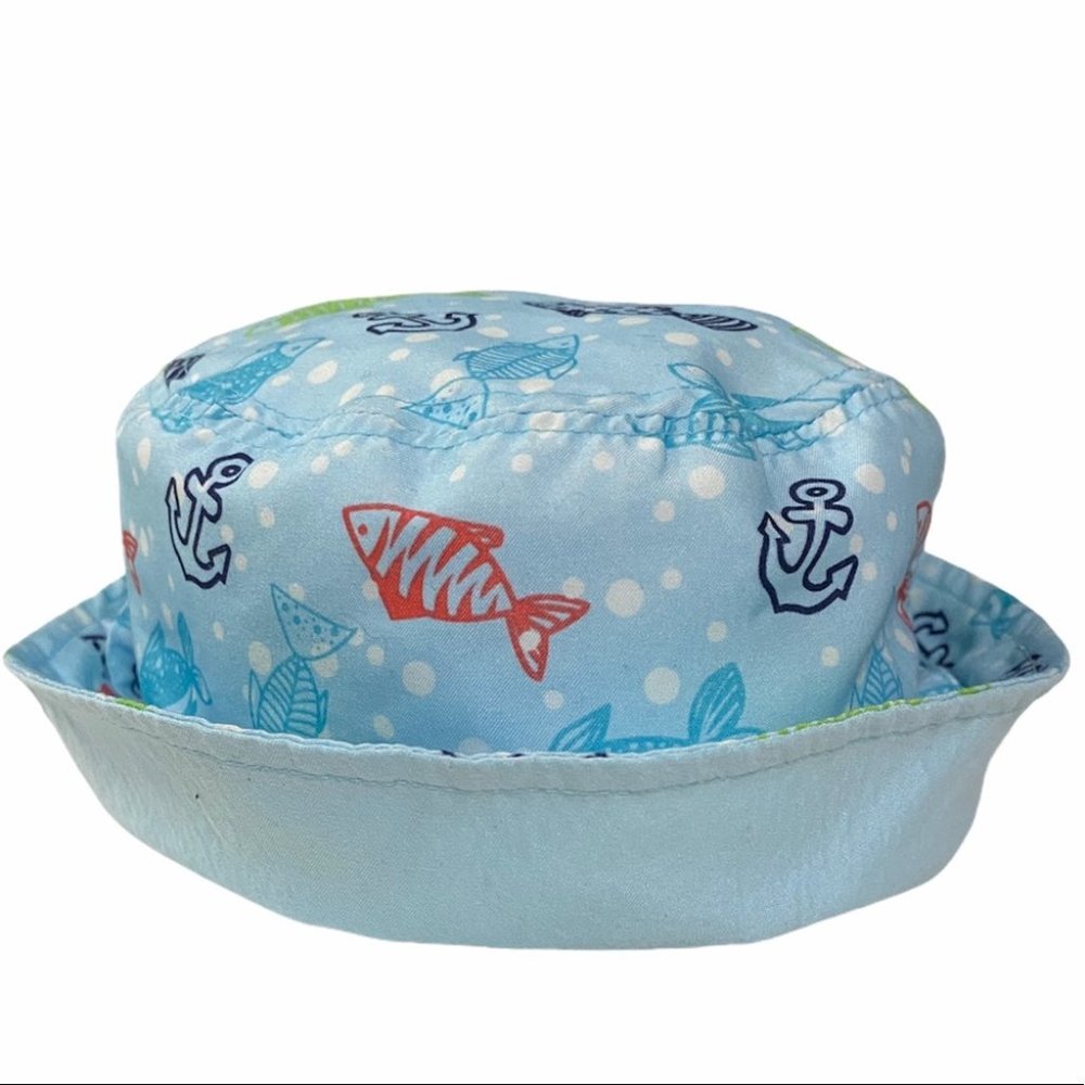 Kids Cool Ocean Blue Sun Protection Hat
